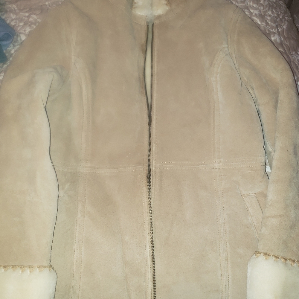 Suede coat